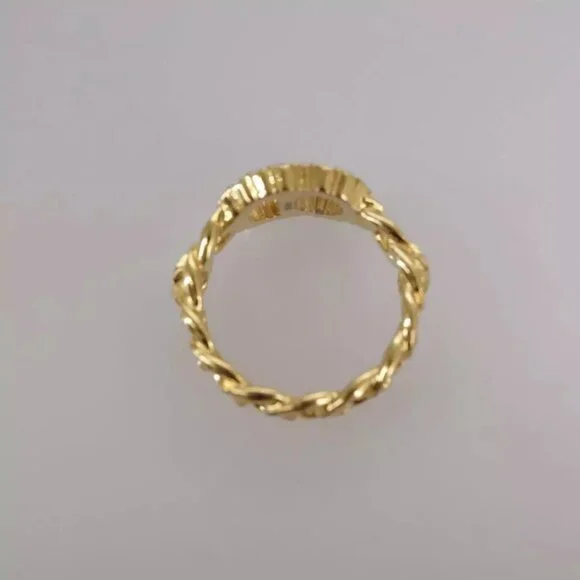 Christian Dior Ring metal Gold Auth